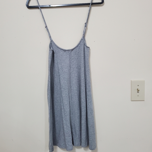 NWT Suspender Dress Mini Skirt Heather Gray Medium - Picture 5 of 5